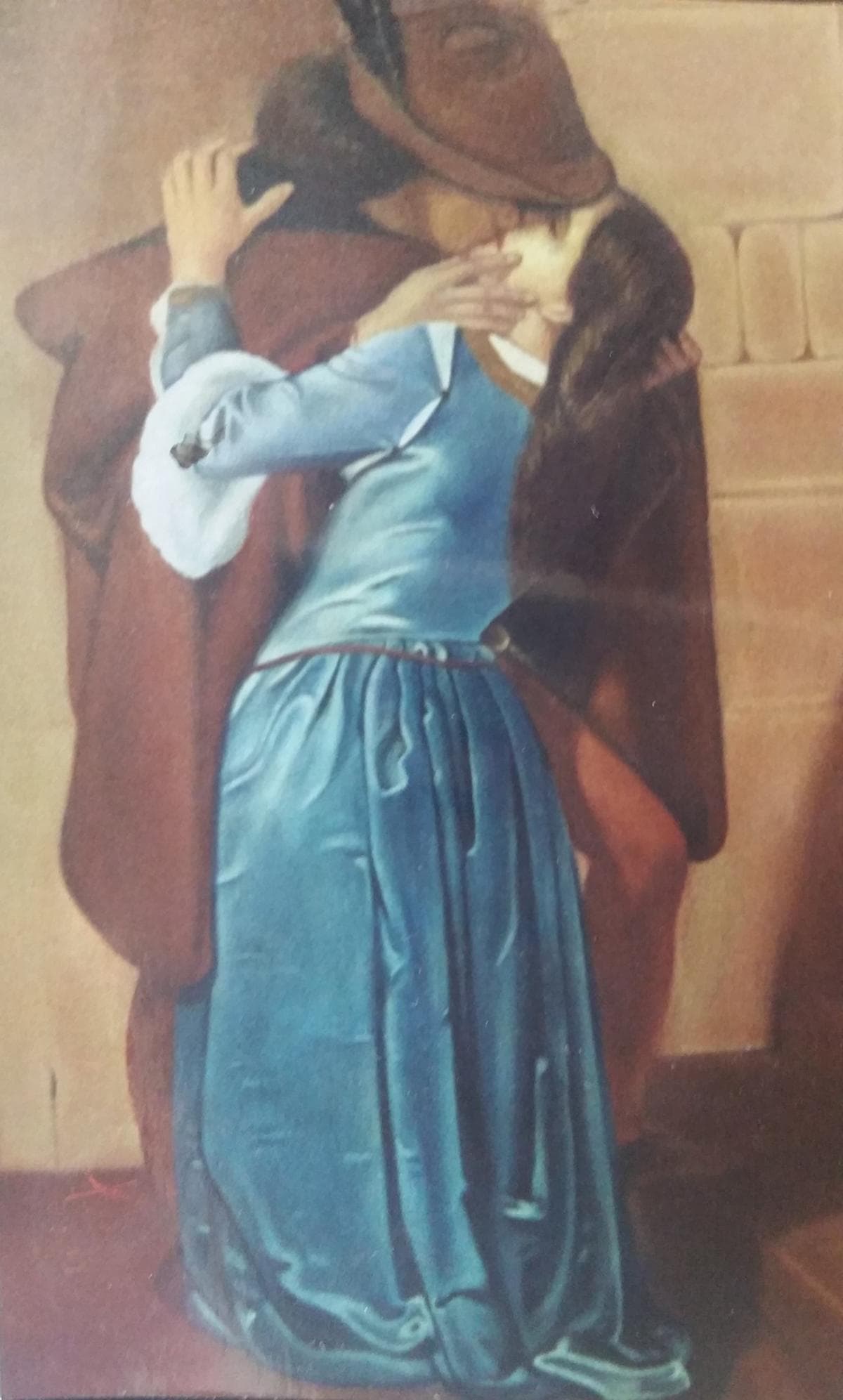 Verkauft-Der Kuss Studie nach Francesco Hayez 1859
