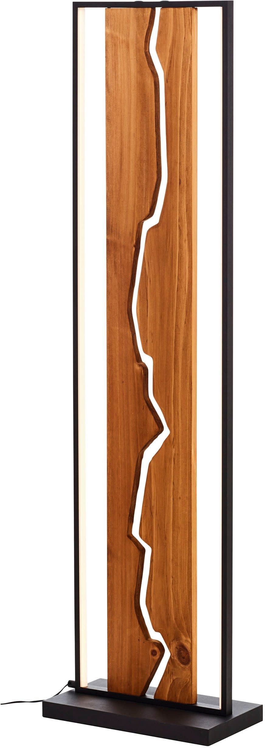 LED Stehlampe Thunder
LED fest integriert, Warmweiß, 115 x 12,5 cm, Holz/Metall, braun/schwarz, indirekte Beleuchteung.
NATÜRLICHER CHARME - Das Holz verleiht jedem Raum einen heimischen und gemütlichen Landhausstil
NEUESTE LED TECHNOLOGIE - Die moderne LED Leuchte ist dank neuester LED-Technik sehr energieeffizient und überzeugt zugleich durch ihre hohe Langlebigkeit

