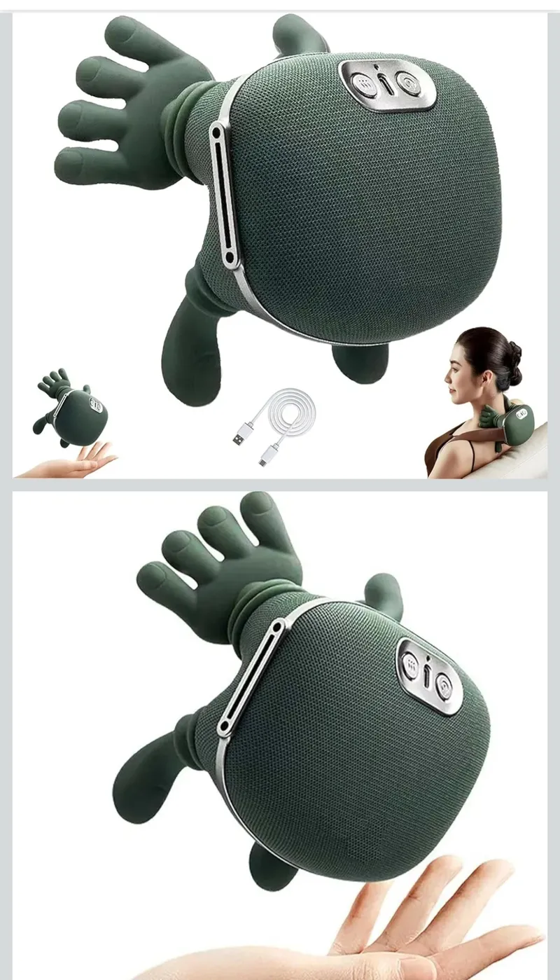 
4d tiefenmassagegerät,siaasoo,neck and shoulder massage,truealign massage master for shoulder,nackenmassagegerät Mit Wärme,Dual Zone Red Light To Warm The Cervical Spine,40 ° C/45 ℃, and Three Modes